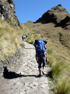 Quechuan porter on Inca Trail